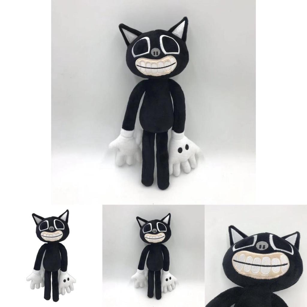 Серия Siren Head Плюшевая игрушка Черный кот Мягкая набивная кукла Идеально подходит для поклонников ужасов