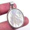 Natural Mother Of Pearl Gemstone 925 Solid Sterling Silver Pendant 1.50'' y4U21