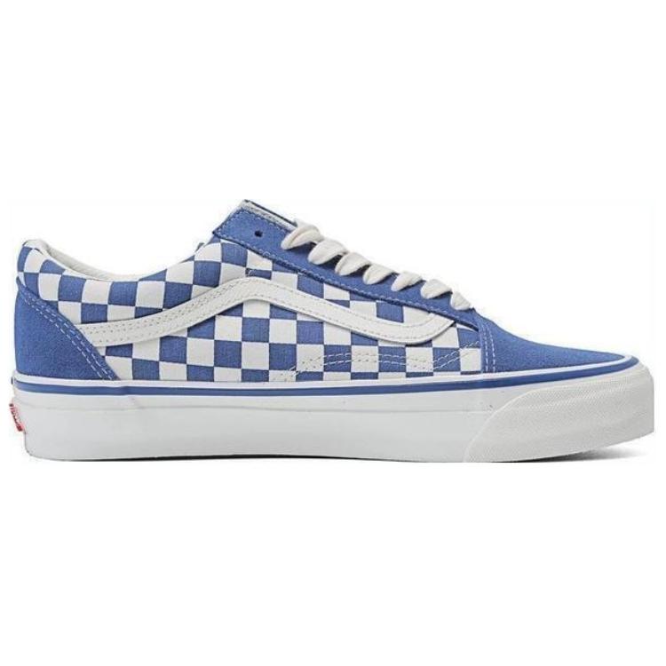 Vans Old Skool 36 Comfortable Versatile Low-Top Canvas Shoes Unisex Sneakers Blue White VN000CT9MBL