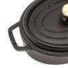 Staub Oval Pico Cocotte Oval 23cm Staub StaubOval Cocotte 1102325 Black [Staub] (enamel Pot/pan) [Staub] [Item]