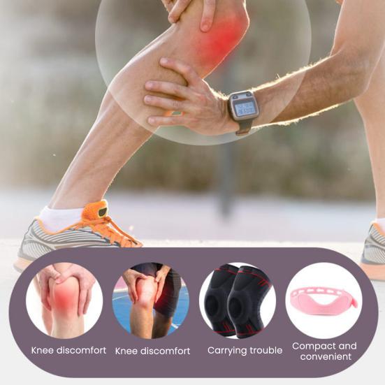 Ремень для поддержки сухожилия надколенника для мужчин и женщин, регулируемый стабилизатор надколенника, наколенник для снятия боли при тендините, баскетболе, беге, прыжках, приседаниях