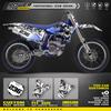 PowerZone Наборы Графики Фон Наклейки Стикеры Для YAMAHA YZF250 YZF450 2003 2004 2005 YZF 250 450