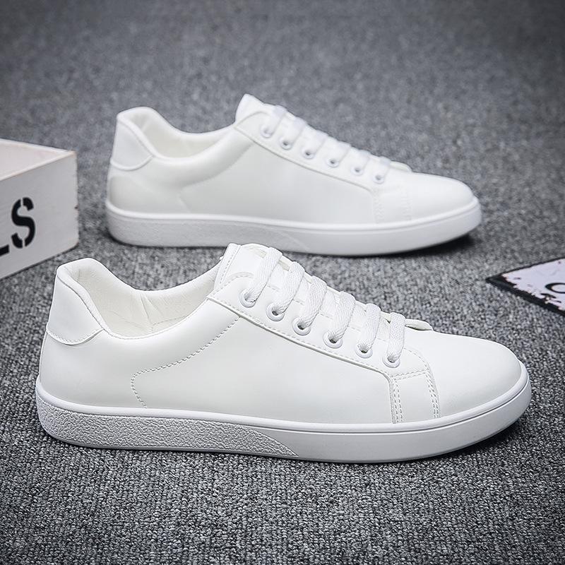 2025 Autumn New Fashion Board Shoes Young Students White Shoes Men's Shoes Korean Version Casual Shoes Trendy Single Shoes