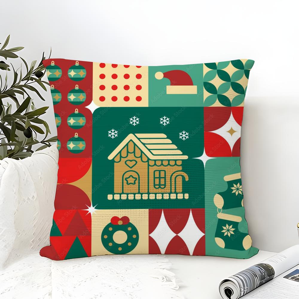 Colorful Home Decor Prints Pillow Case linen pillow case sofa home decor cushion cover cushion cove