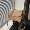 Niche Design Bag New Trendy and Fashionable Texture Saddle Bag Shoulder Bag Simple Casual Crossbody Women's Bag
