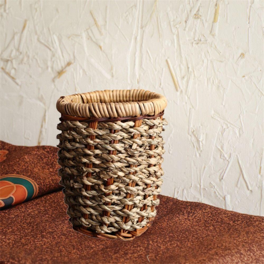 Classical Bamboo Pen Holder Chinese Style Bamboo Stick Tube Stationery Storage Tube  Office