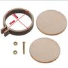 Round Cute Hand Crafts Wooden Embroidery Frame Cross Stitch Tools Hoop Ring Pendant