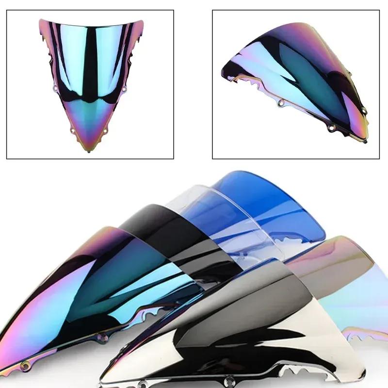 Motorcycle For Yamaha YZF R6 600 2003-2005 screen Double Bubble Windshield Wind Deflector Protector WindScreen YZFR6 YZF-R6 2004