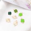 48pcs Four Leaf Clover Four Leaf Clover Charm Pendants Alloy Shamrock Charms  for DIY Crafts