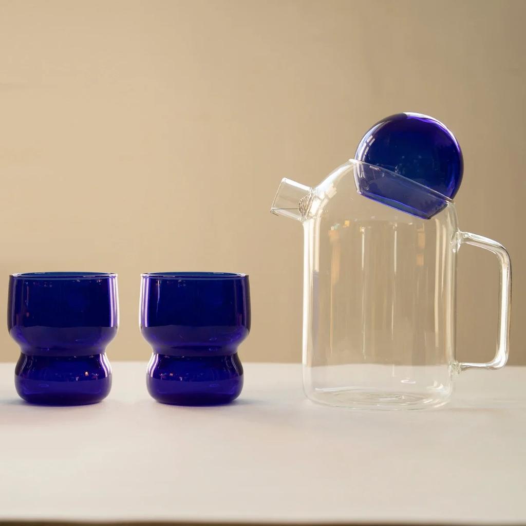 Glass Pitcher Cute Teapots Glass Set Tea Set Kettle Glass Mug Cups Teaware Heat Resistant Glasses Tea Pot Set Tea Infuser