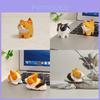 Деревянная фигурка кошки и корги, ручная работа, с резьбой, для подарка и декора дома