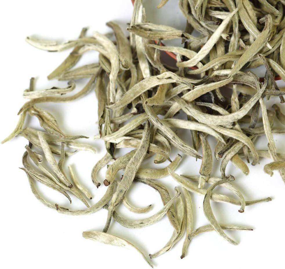100g Silver Needle White Tea - Baihao Yinzhen Silver Tips Loose Leaf White Tea