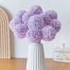 Artificial Chrysanthemum Ball Flowers Dandelion Hydrangea Arrangement Bouquet Present for Friends Bridal Wedding Bouquet Decor for