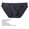 Men Briefs Low Waist U-Convex Wrap Bag Panties Solid Color Ice Silk Smooth Seamless Sexy Underwear Daily Wear