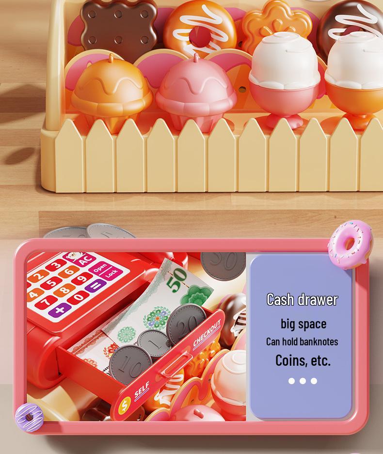 Детская игровая кухня Кассовый аппарат-супермаркет Игрушка