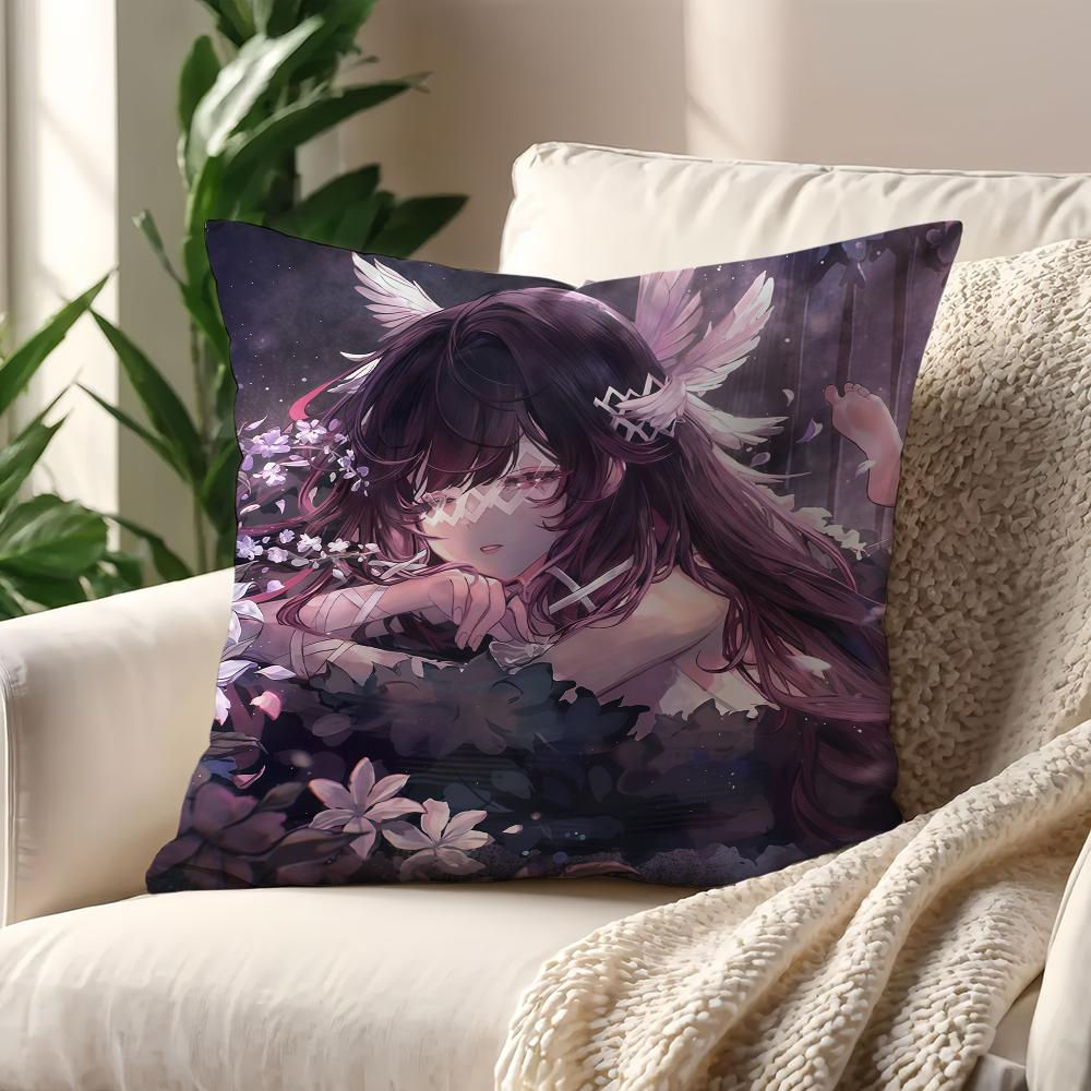 GGenshin Columbina Impact cushion cover For Pillow Printing Sofa Decoration Home Car Room Coffee Shop Office Nordic Simplicity