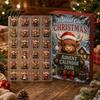 Holiday Countdown Decorations 2026 Highland Cow Christmas Advent Calendar, 24-Day Acrylic Ornament Set with Cute Collection Figurines Mini
