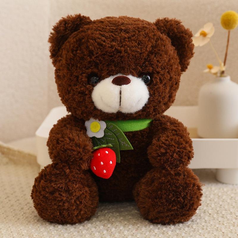 Плюшевая кукла Мишка Пара Шарф Мишка Плюшевая игрушка Кукла Медведь Любви Рождественский Лось Пингвин Серия Старик