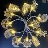 1.5M 10Led EID Mubarak Led String Lights Islam Muslim Festival Party Moon Star Castle Lantern Ramadan Home Decoration New