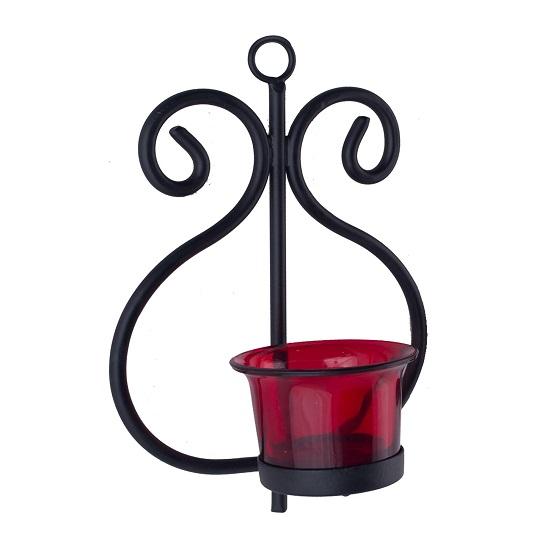 Набор из 2 подсвечников Votive на день рождения, украшения Дивали, ароматические свечи с ароматическими свечами из красного стекла и декоративным подсвечником