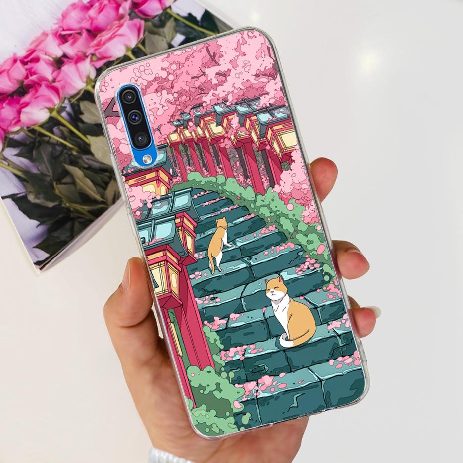 Для Samsung Galaxy A50 Чехол A30s A50s Милый Модный Расписной Задний Чехол Чехол для Телефона Для Samsung A50s Galaxy A30s A 50 s Мягкие Fundas