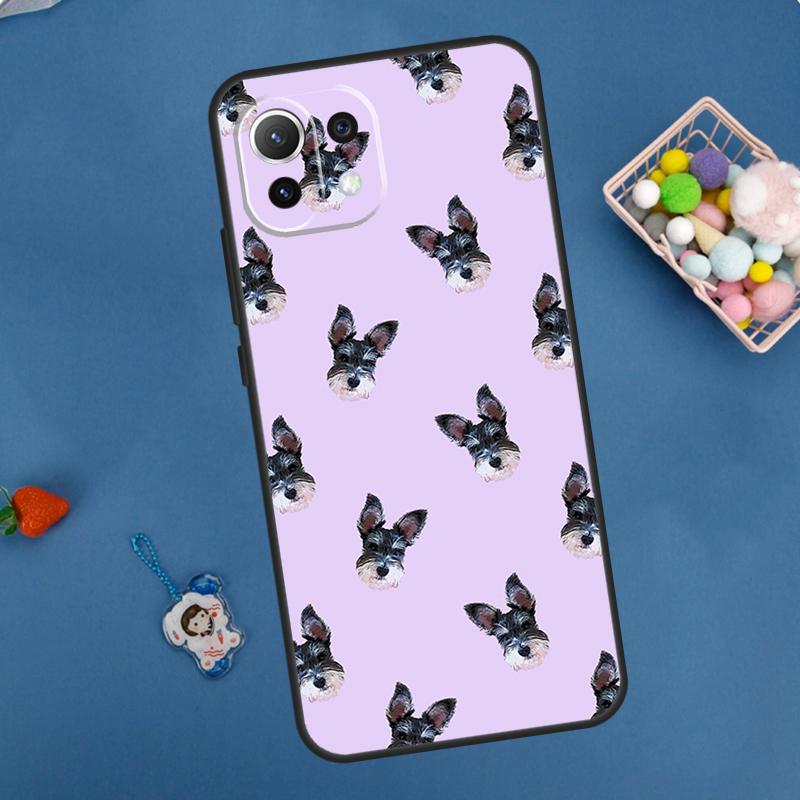 Schnauzer Puppy Dog Case For Xiaomi 14 13 15 Ultra 11T 12T 13T 14T Pro POCO X7 Pro X3 X5 F5 F6 M6 X6 Pro Cover