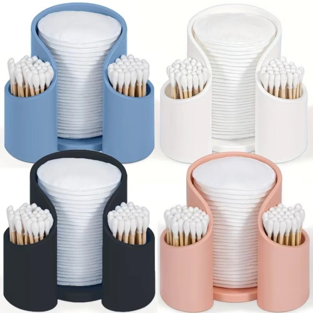2IN1 Cotton Pad Holder Portable Dental Floss Dispenser New Storage Organizer for Cotton Pad
