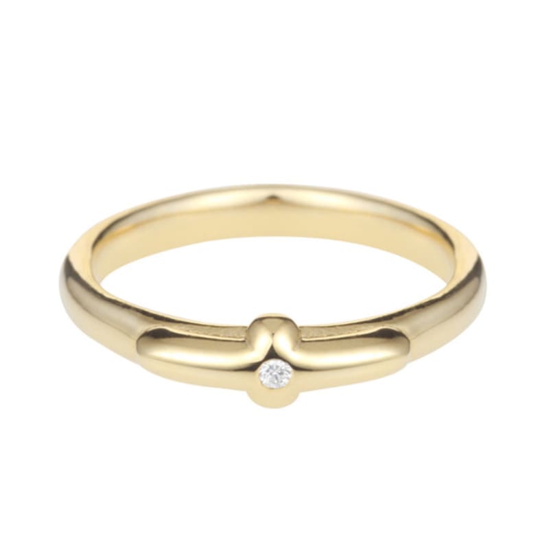 Invisible Collage HUG LAB DIA RING_GOLD