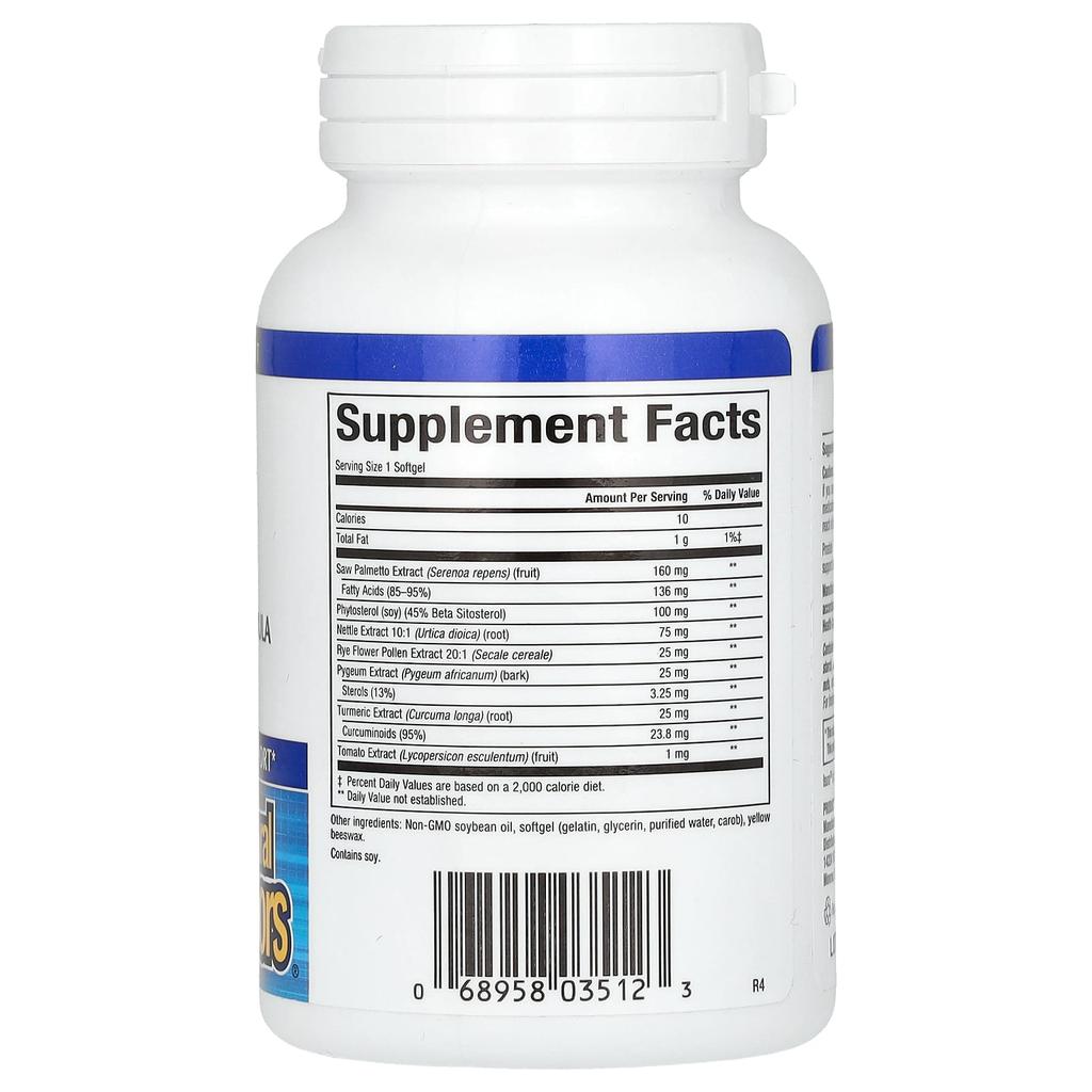 Natural Factors Prostate Health, Comprehensive Herbal Formula, 60 Softgels