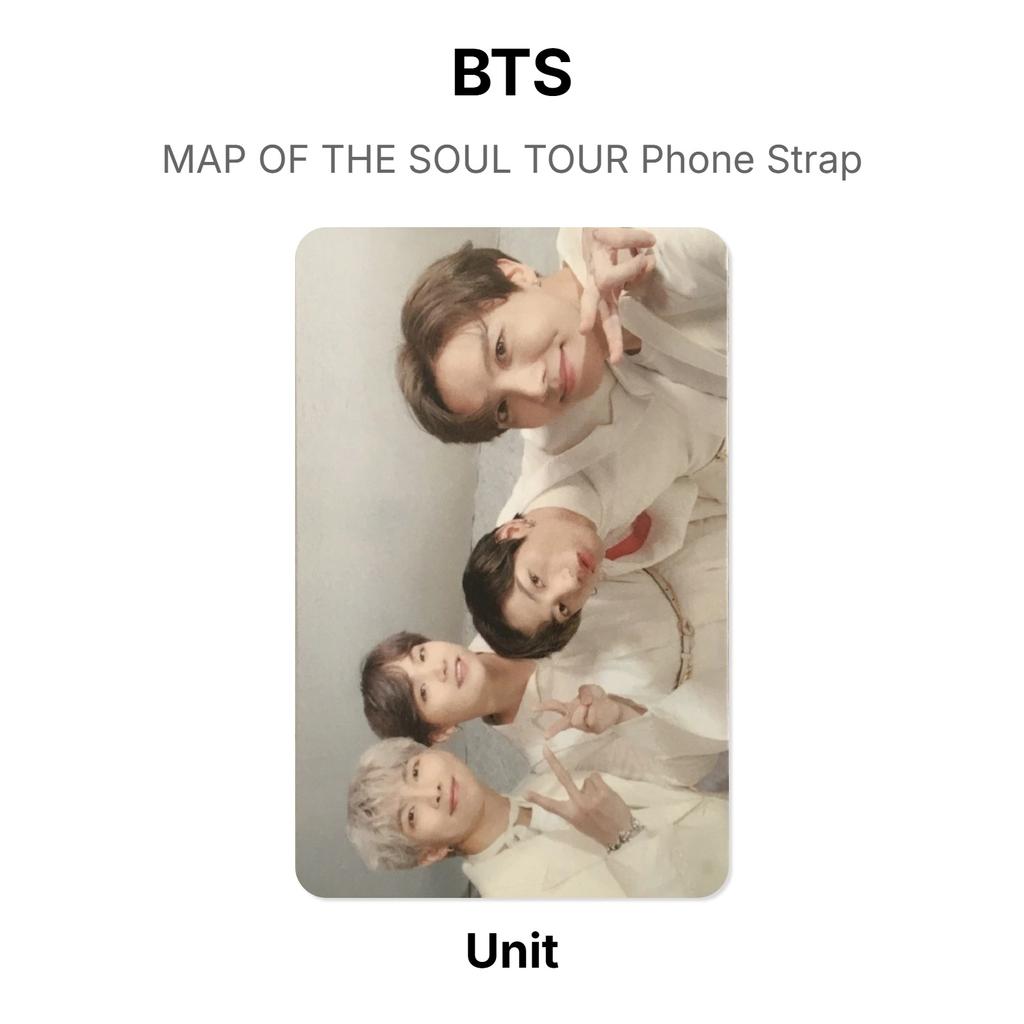 BTS ТЕЛЕФОННЫЙ РЕМЕШОК С ОФИЦИАЛЬНОЙ ФОТОКАРТОЧКОЙ ИЗ ТУРА MAP OF THE SOUL