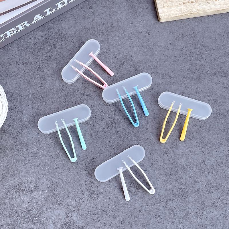 Portable Colored Contact Lens Remover & Inserter with Suction Stick and Frosted Shell