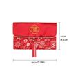 Embroidery Hongbao Blessing Words New Year Red Pockets Large Capacity Brocade Red Envelop  Wedding
