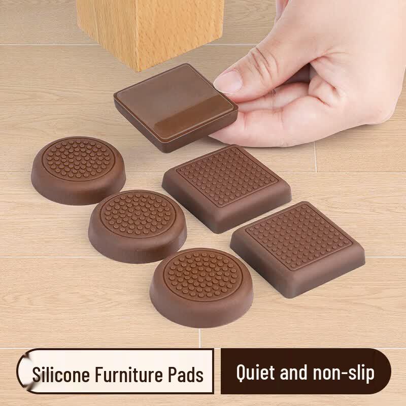 LIEI Metal Anti-Slip Furniture Leg Pads