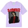Singer Sombr Classic Poster Print Fashion Vintage Tshirt Unisex Wounisex Casual Cotton Roundneck Tshirt Hiphop Harajukul Tshirts