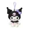 Sanrio Mascot Holder and ABS Ages 6 and 320544 (Fuwashika Kids) Kuromi, Nylon, Polyester, Resin, Up, Strap,