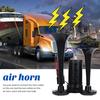 Супер громкий двойной электрический комплект звуковых сигналов с компрессором, водонепроницаемый, нержавеющий, простая установка, комплект воздушных звуковых сигналов для автомобиля, внедорожника