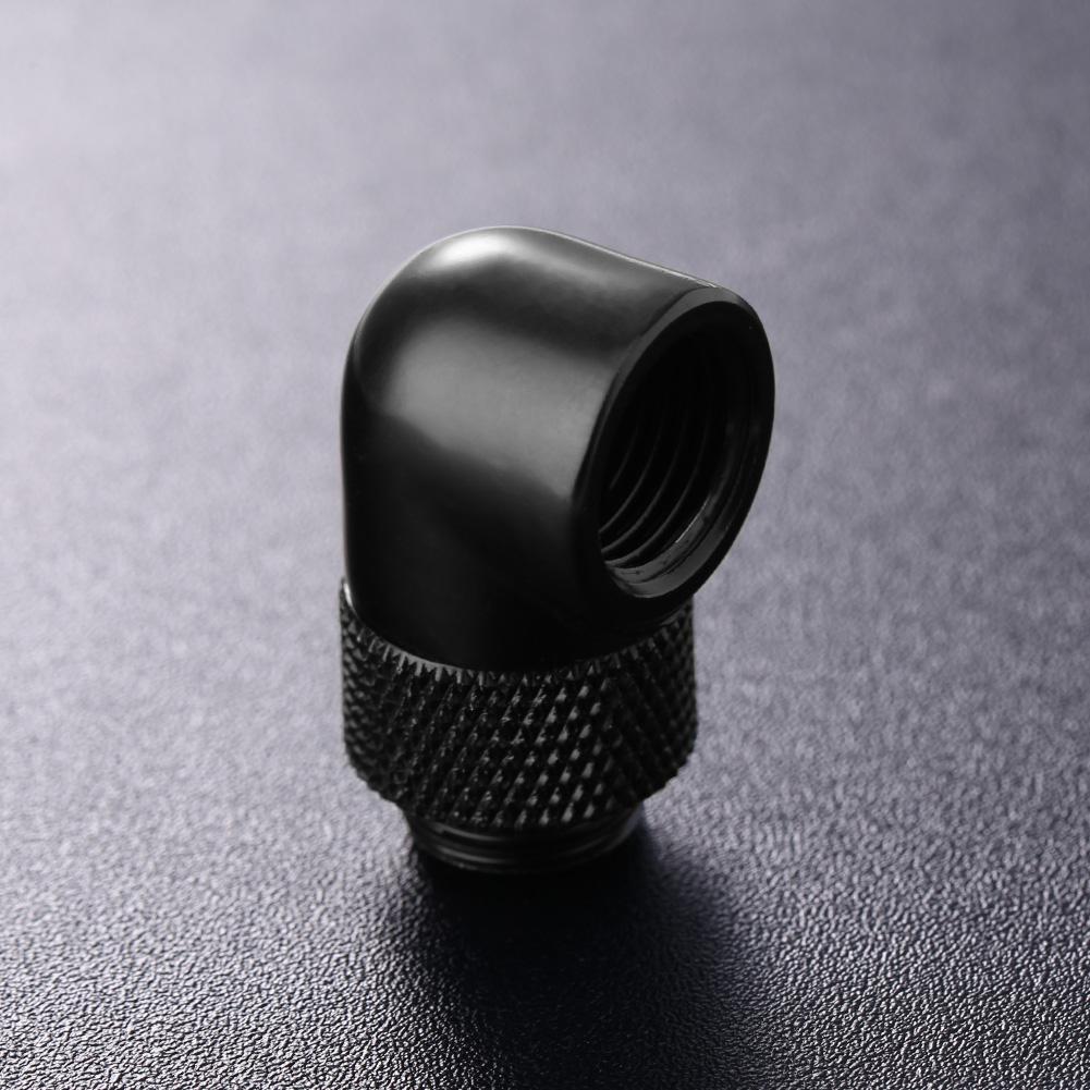 G1/4 Thread 90 Degree Fitting Adapter Rotary Fitting Water Cooled Connector