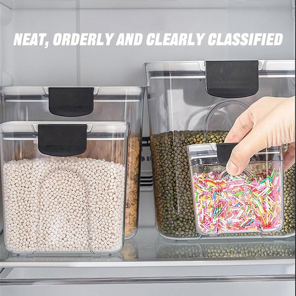 Containers, Baking Storage Set,Baking Storage Containers With Lids Airtight For Flour And Sugar