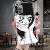 Japanese Horror Manga Style Phone Case For Apple iPhone 17 Air 16 15 Plus 14 + 13 Mini 12 11 Pro Max 7 8 SE 16Max Soft Shell Cov