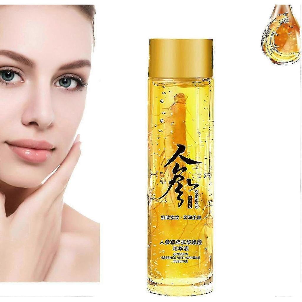 Ginseng Anti-Wrinkle Essence Toner, 120ml Ginseng Gold Polypeptide Anti-Aging Essence, Polypeptide Anti-Wrinkle Ginseng Essence Water Tw