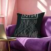 Nine Inch Nails Band Anime Square DoubleSided printed Pillow Case Bedroom Bedside Pillow Sofa Cushion Cover