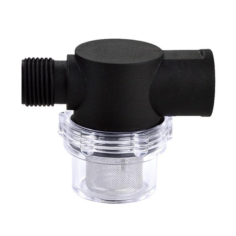 Compact 4-Point Water Filter with 50 Mesh for RV Tanks, Washers, and Sand Filtration