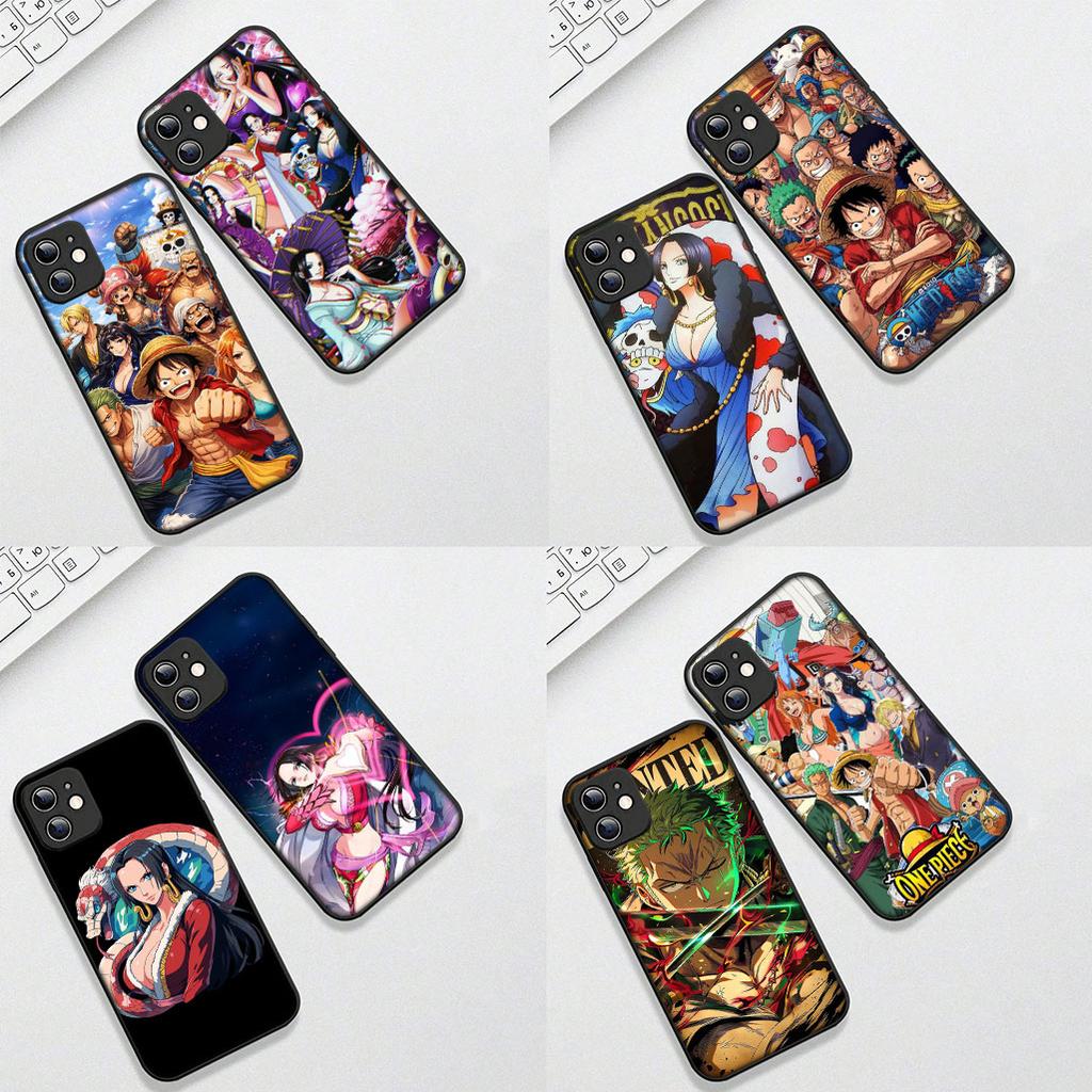 Cover for Apple iPhone 17 16 14 15 Plus Pro Max 16E ProMax + 15Plus 15+ 16+ Phone Case Luffy Boa Hancock One Piece Roronoa Zoro