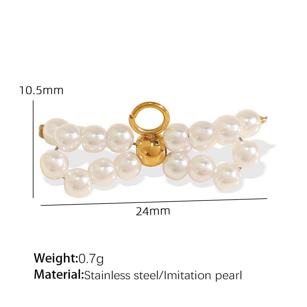 Exquisite Diy Diverse Diamond Pendant Accessories Stainless Steel Gold Plated Versatile Pendant Collection