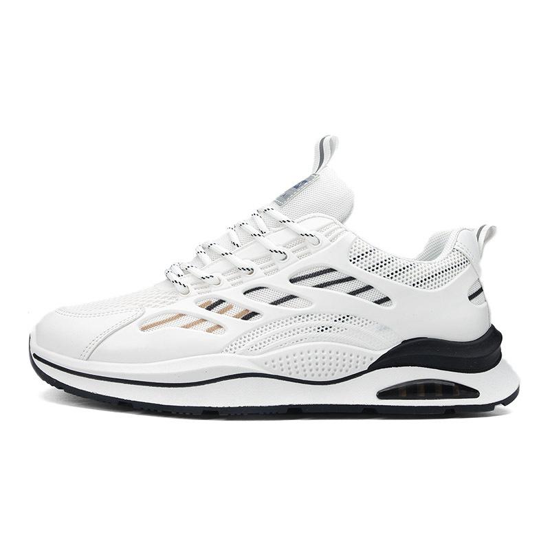 Новые дышащие кроссовки для спорта и отдыха, модная и универсальная обувь для мужчин, легкие, износостойкие, нескользящие кроссовки для бега.