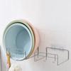 Saving Space Washbasin Stand Wall-mounted Basin Storage Rack Durable Iron Washbasin Rack  Kitchen