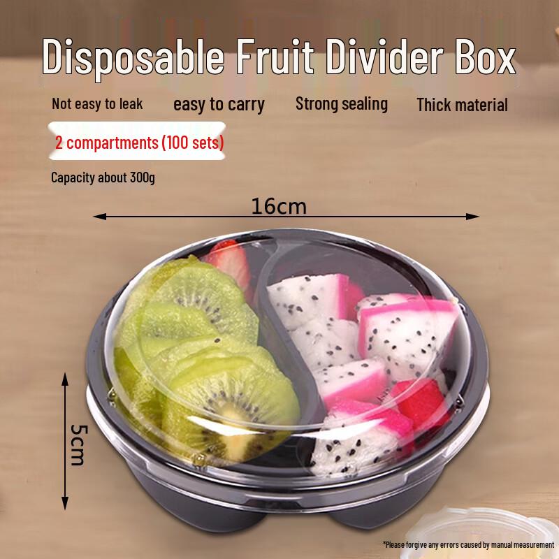 Homeglen Disposable Partitioned Food Containers