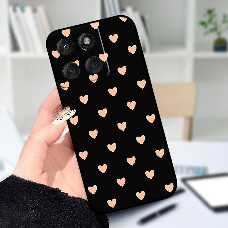 Для Motorola Edge 60 Fusion Мягкий чехол XT2503-4 Милый мультяшный силиконовый TPU чехол для телефона Для Moto Edge 60Fusion 5G Защитный Fundas