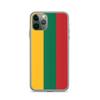 Coque iPhone - iPhone 11 Pro - Drapeau Lituanie - Souple - Multicolore - Verticale
