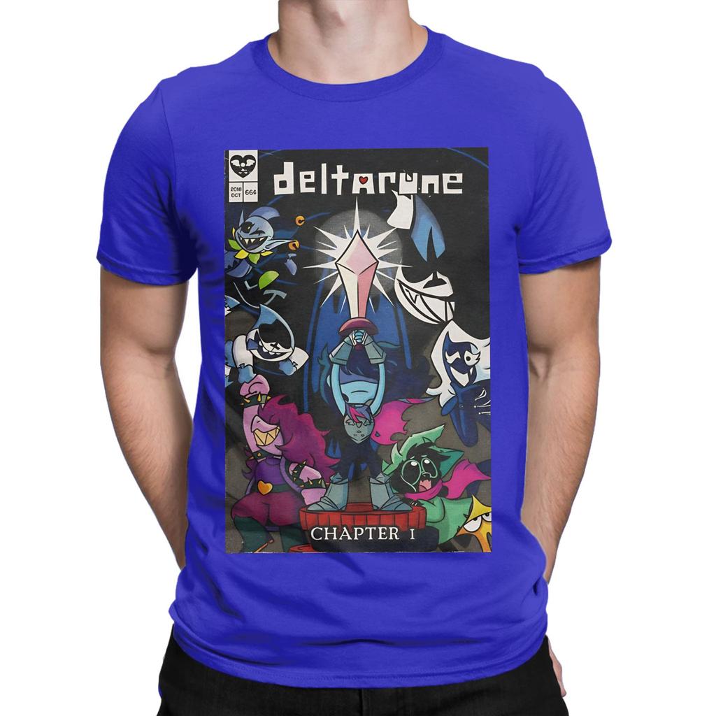 Deltatune Глава Забавная 100% Хлопковая Футболка deltarune Футболки Топы Для Унисекса